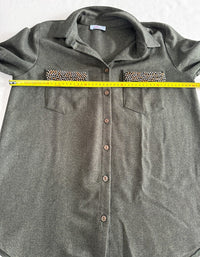 Chemise Bloggers Boutique - M - Vert Foncé -