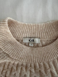 Pull C&a - S - Crème - maille texturée