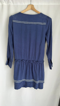 Robe soie Nina Kaufmann - M - Bleu marine -