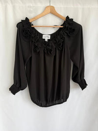 Blouse Joseph Ribkoff - 38 - Noir - à volants