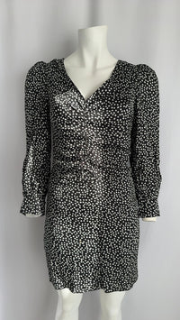 Robe mini Mango - S - Noir - Fleurie
