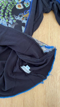 Haut court - Fr 38 - Noir - Imprimé bijoux