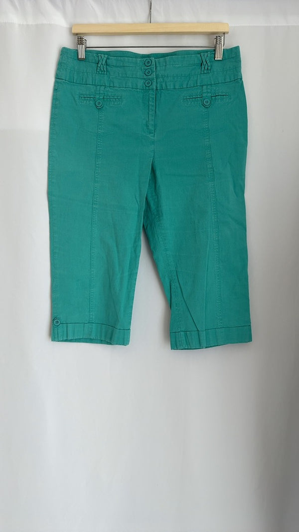 Pantacourt femme Armand Thiery - 42- turquoise