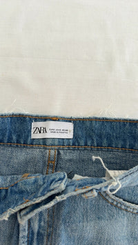 Jupe en jean Zara - 34 - Bleu -