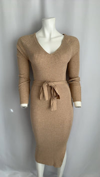 Robe pull Mango - Xl - Beige/marron clair
