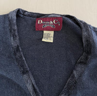 Cardigan Denim & Co. - M - Bleu -