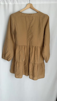 Robe courte Zara - L - Marron clair