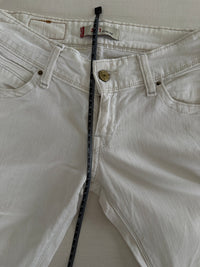 Jean 571 Slim Fit Levi's - 36 - blanc