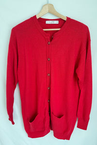 Gilet Lambswool- 44 - Rouge -