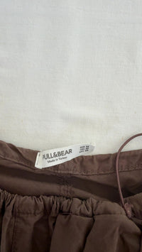 Pantalon parachute Pull&bear - M - Marron -