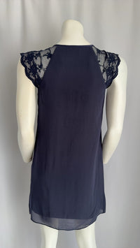Robe Naf Naf - 36 - Navy - Dentelle