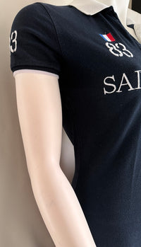 Robe Polo Beverly - S - Marine Et Blanc -