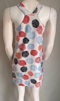 Robe Casual Mng Suit - S - Blanc Et Orange -