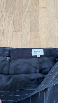 Jupe droite Woman Collection - Fr 40 - Noir - Pinstripe