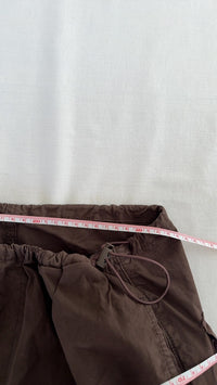 Pantalon parachute Pull&bear - M - Marron -