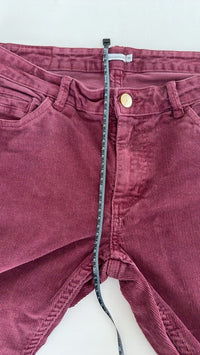 Pantalon velours Lulucastagnette - 40 - Bordeaux -
