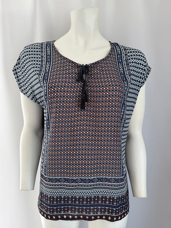 Blouse Grain de Malice - L - Bleu marine