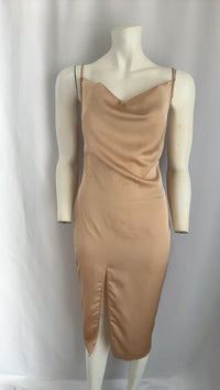 Robe Midi Prettylittlething - 36 - Abricot