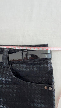 Jupe Bréal - 40 - Noire - motif pied-de-poule