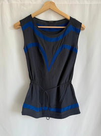 Blouse Kookaï - 36 - Noir et bleu
