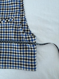 Top Court Zara - M - Bleu - Vichy