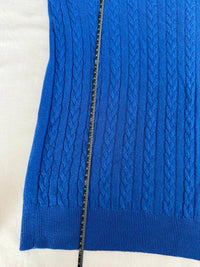 Pull H&m - M - bleu - maille torsadée