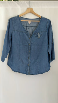 Chemise Miss Captain - Fr 44 - bleu