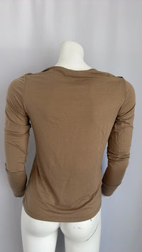 Top manches longues Mango - Xl - Marron -