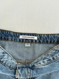 Jupe mini en jean Calvin Klein Jeans - 36 - Bleu