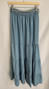Jupe longue Miss Z - Taille unique - Bleu -