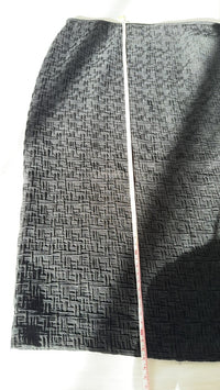 Jupe Camaïeu - 44 - Noir - City skirt texturée
