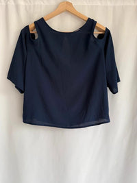 Blouse Mango - S - Bleu marine -
