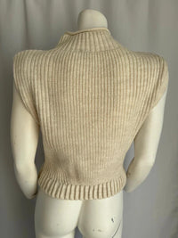Pull sans manches Kiabi - S - Crème