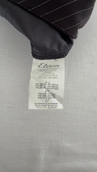 Pantalon tailleur Etam - 38 - Noir - à rayures