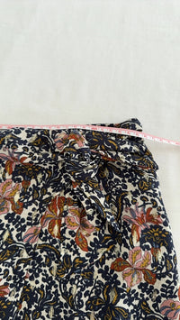 Jupe Naf Naf - 36 - bleu marine - imprimé fleuri