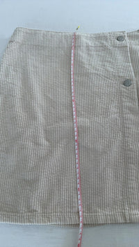 Jupe velours Promod - 36 - Beige -
