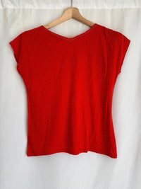T-shirt Caroll - 38 - Rouge à pois -