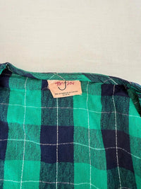 Veste Tan Jay - 42 - Vert - Vintage Plaid Boutons Dorés