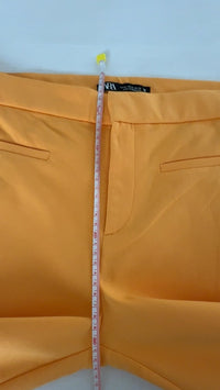 Pantalon tailleur Zara - M - Orange
