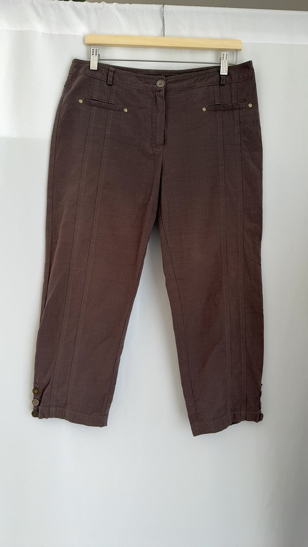 Pantacourt femme Armand Thiery - Fr 44 - marron