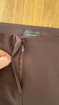 Pantacourt femme Sépia - Fr 44 - marron