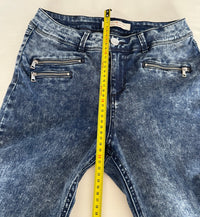 Jean Skinny Cache Cache - 38 - Bleu - Effet Délavé