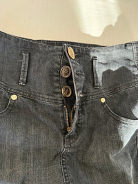 Jupe en jean Gina Tricot - 34 - Noir