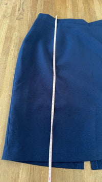 Jupe crayon Pierre de Gray - Fr 42 - bleu marine
