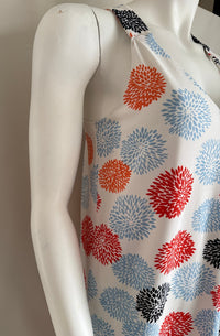 Robe Casual Mng Suit - S - Blanc Et Orange -