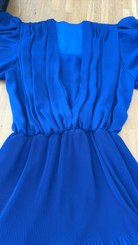 Robe de soirée - 40/42 - bleu -