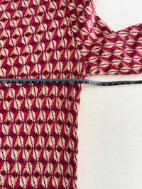 Gilet en maille à motifs - S - Rose -