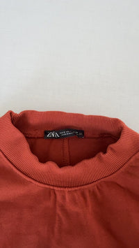 T-shirt Zara - S - rouge brique