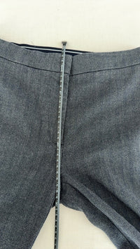 Pantalon Ajusté Zara - M - Gris Et Marine -