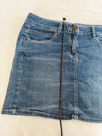 Jupe courte en jean Denim Mini - 38 - Bleu -